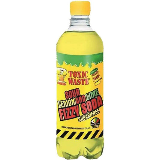 Toxic Waste Lemon & Lime Fizzy Soda (500mL): UK