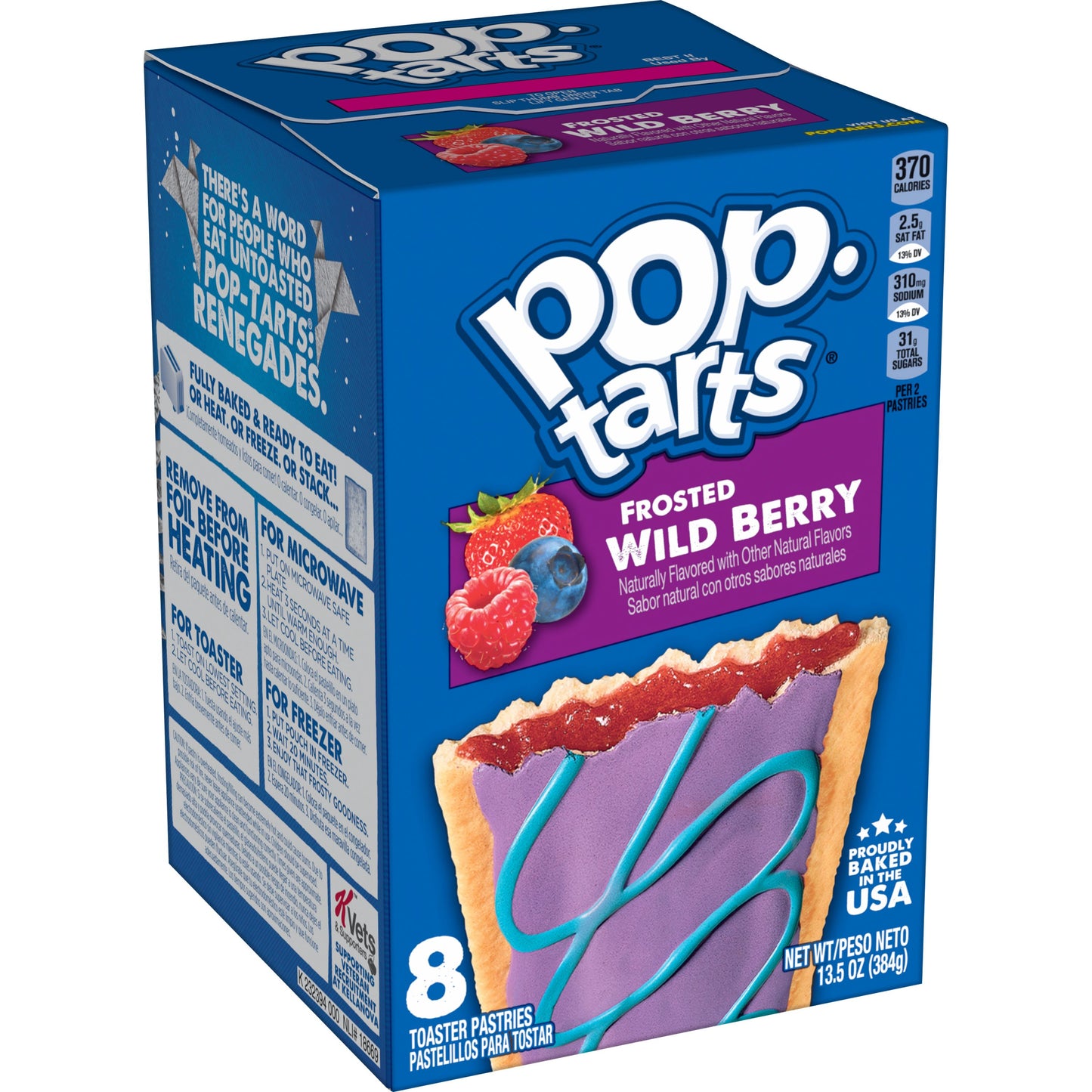 Pop Tarts Frosted Wild Berry (384g): USA