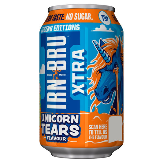 Irn Bru Xtra Unicorn Tears No Sugar (330ml): UK