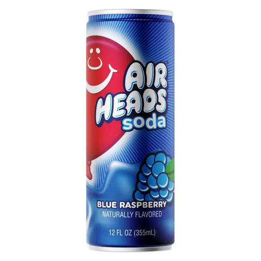 Air Heads Soda Blue Raspberry (355ml): USA