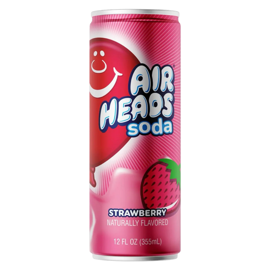 Air Heads Soda Strawberry (355ml): USA