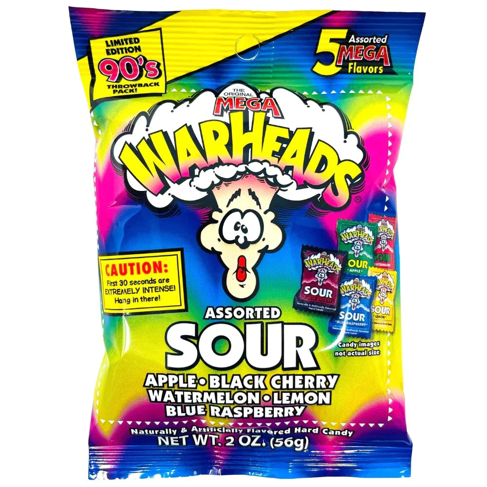 Warheads Assorted Sour (56g)