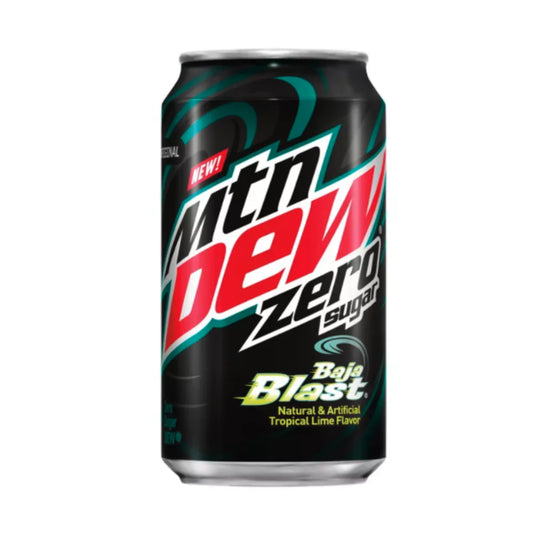 Mountain Dew Zero Sugar Baja Blast (355ml): USA