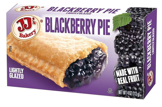 JJ Bakery Blackberry Pie Lightly Glazed (113g): USA