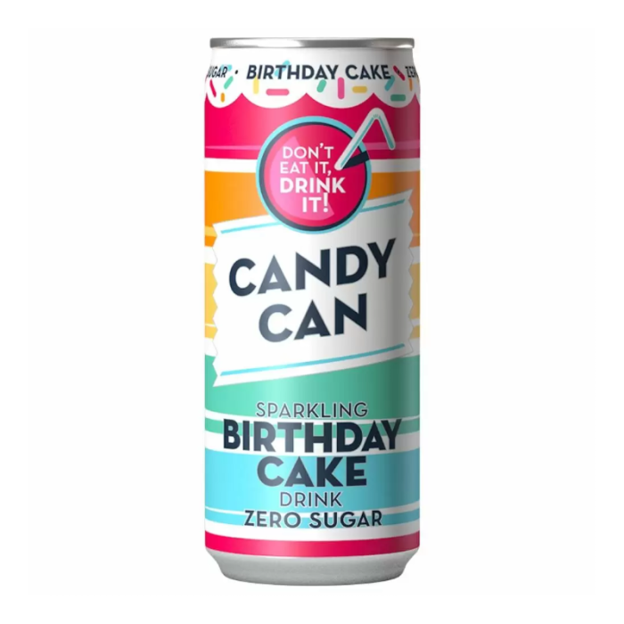 Candy Can Zero Sugar Birthday Cake (330ml): UK