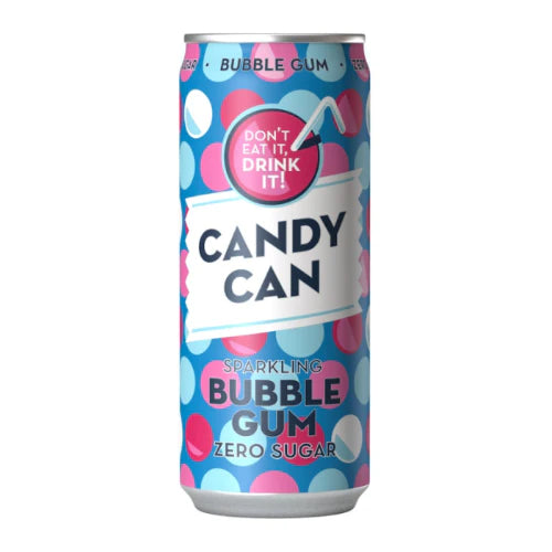Candy Can zero sugar Bubble Gum (330ml): UK