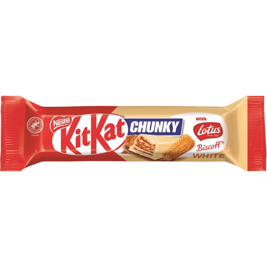 Kitkat Chunky White With Biscoff (42g): UK