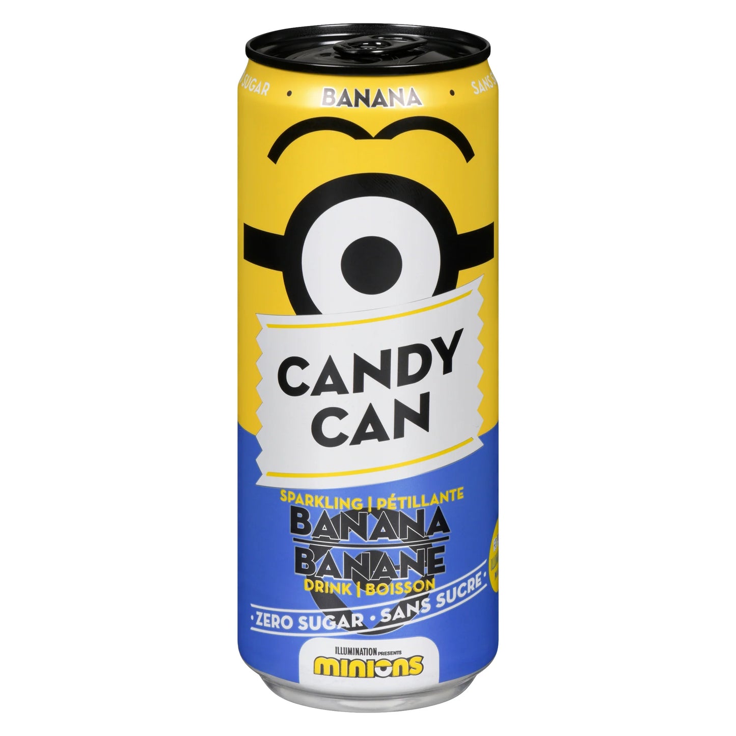 Candy Can zero sugar Sparkling Banana (330ml): UK