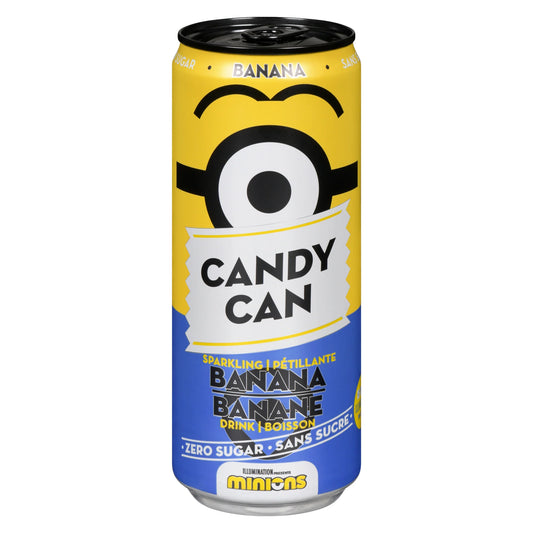 Candy Can zero sugar Sparkling Banana (330ml): UK