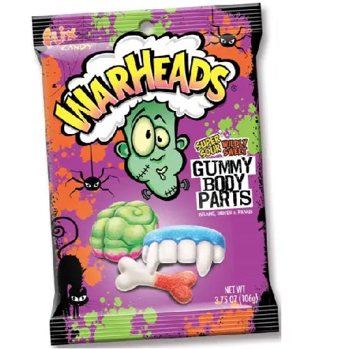 Warheads Sour Body Parts Gummy Candy (85g)