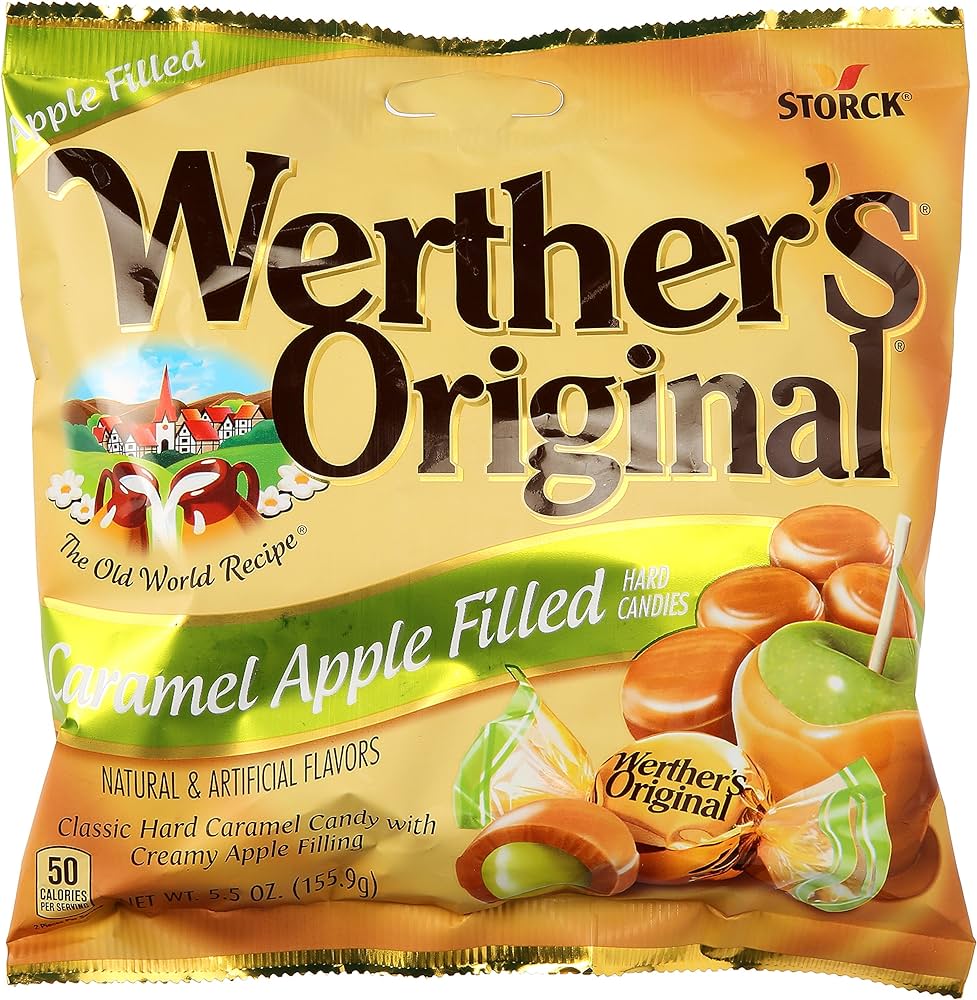 Werther's Original Caramel Apple Filled Hard Candies (75g)