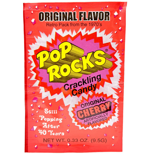 Pop Rocks Cherry Flavored Crackling Candy (9.5g): Spain