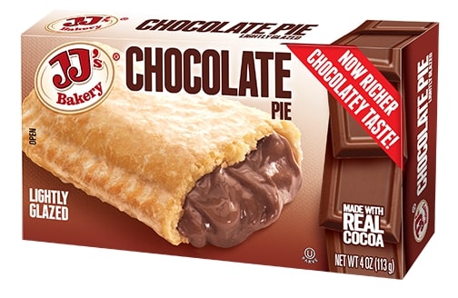 JJ Bakery Chocolate Pie Lightly Glazed (113g): USA