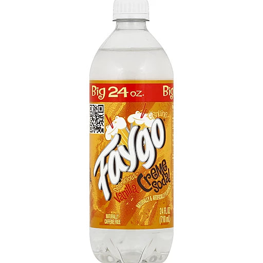 Faygo Vanilla Creme Soda (710ml): USA