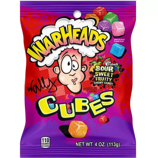 Warheads Cubes Sour Sweet Fruity (141g)