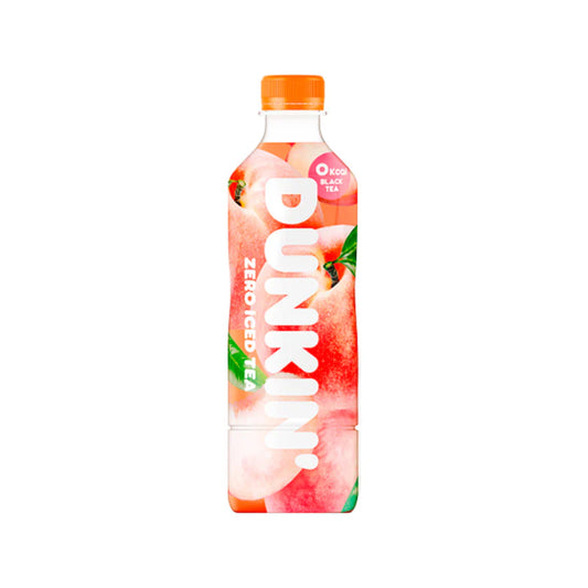 Dunkin Zero Iced Tea White Peach (500mL): Korea