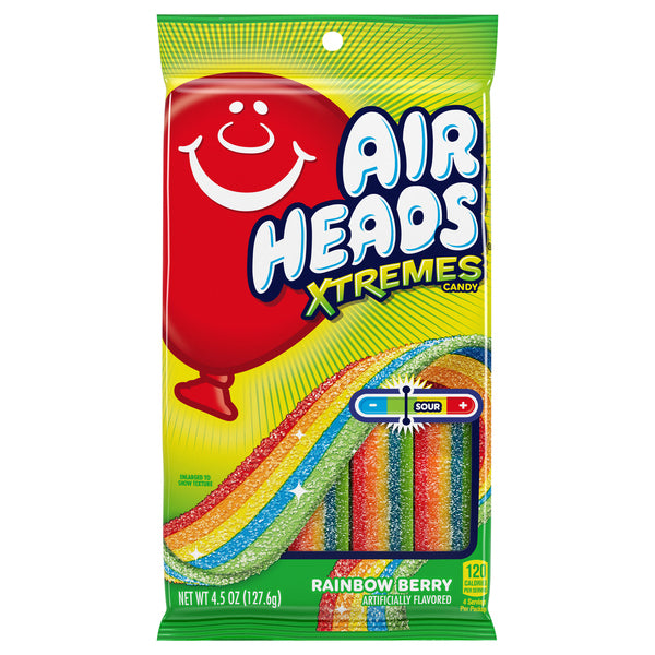 Airheads Xtremes Rainbow Berry Sour Chewy Candy (127.6g)