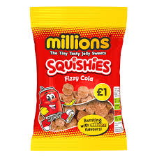 Millions Squishies Fizzy Cola (100g): UK