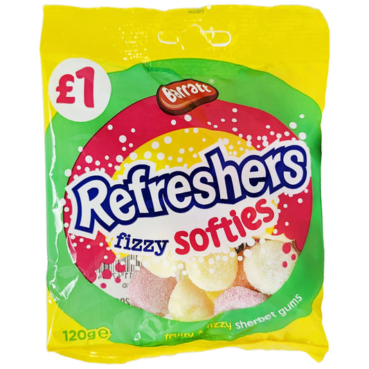 Barratt Refreshers Fizzy Softies (120g): UK