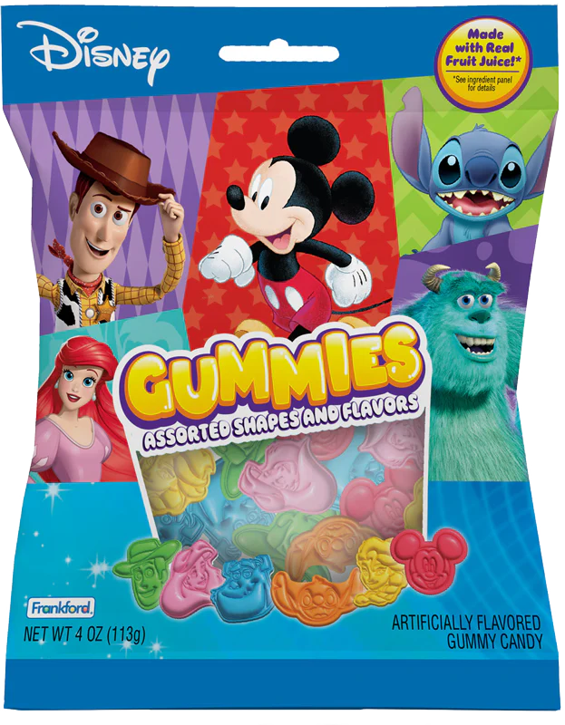 Disney Fruit Flavored Gummies (113g)