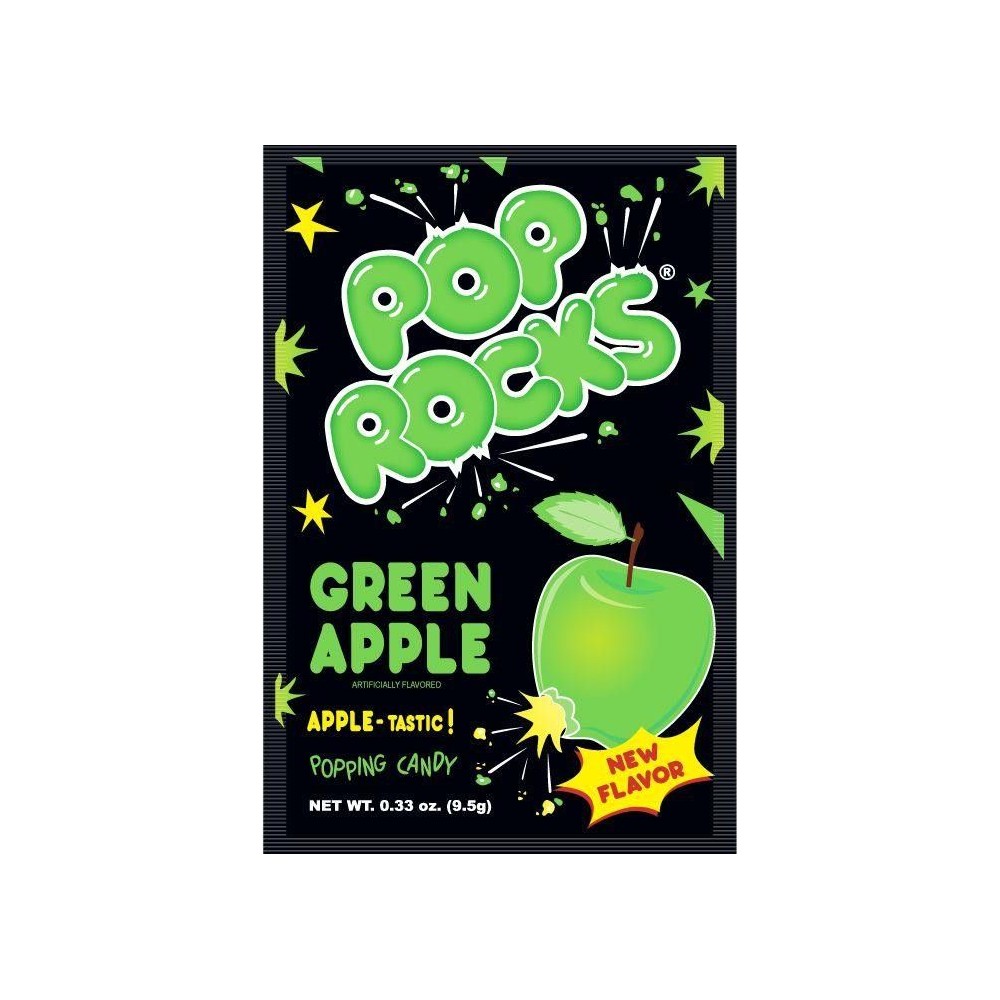 Pop Rocks Green Apple Flavored Popping Candy (9.5g): Spain