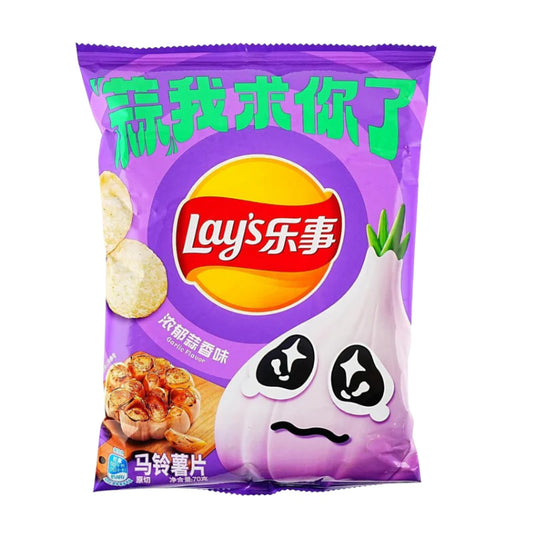 Lays Garlic Flavor (70g): China