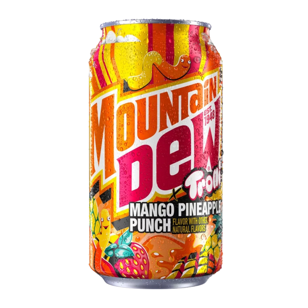 Mountain Dew Trolli Mango Pineapple Punch (355mL): USA