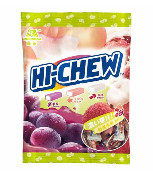 Hi-Chew Candy (Grape, Peach, Lychee) (90g): Taiwan