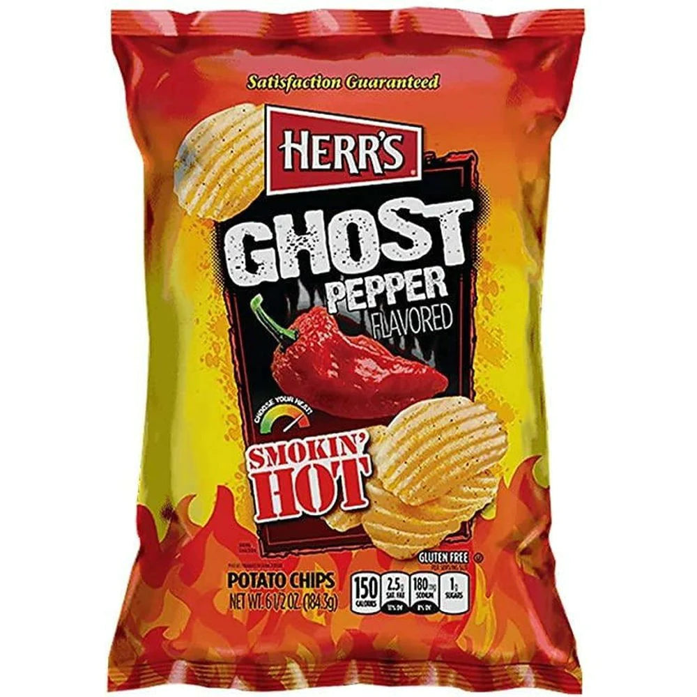 Herr's Ghost Pepper Flavored Potato Chips (71g)