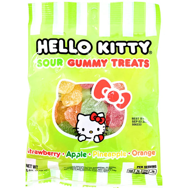 Hello Kitty Sour Gummy Treats (142g): China