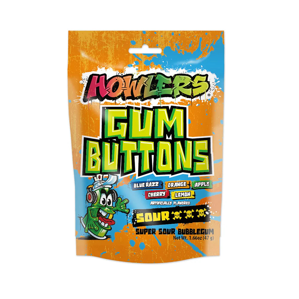 Howlers Gum Buttons (47g)