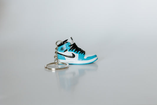 AJ1 Blue Keychain