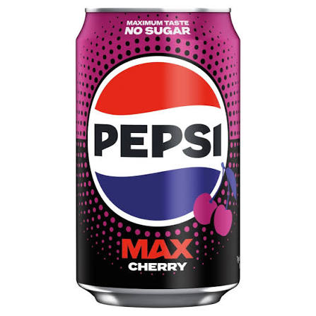 Pepsi Max Cherry Zero Sugar (330ml): USA