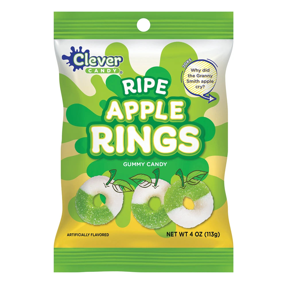 Clever Candy Ripe Apple Rings (113g)