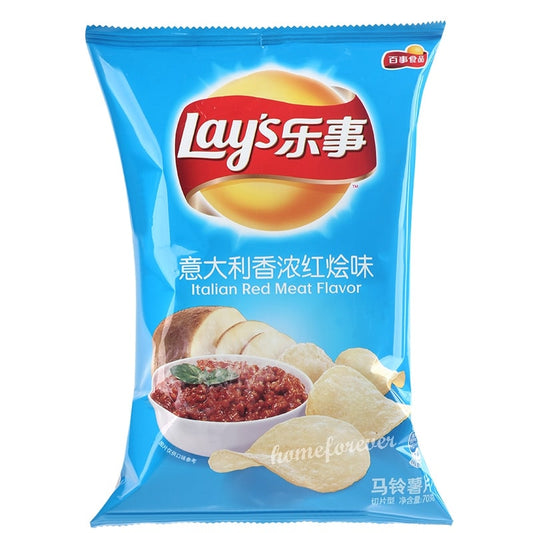 Lays Italian Red Meat Flavor (70g):China