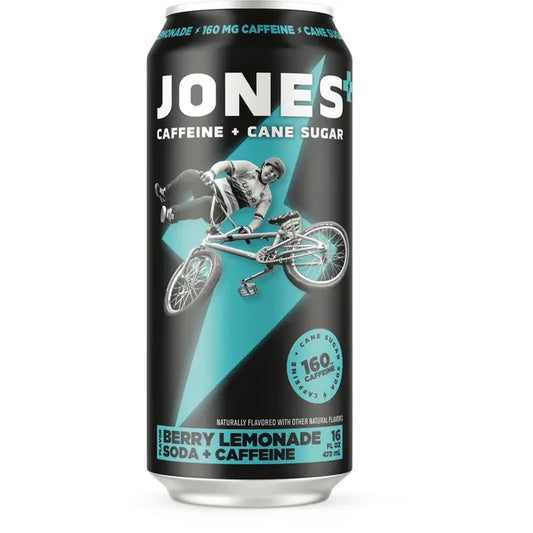 Jones Berry Lemonade Energy Soda (473mL)