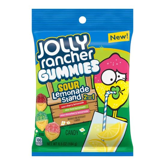 Jolly Rancher Gummies Sour Lemonade Stand 2 in 1 (96g)