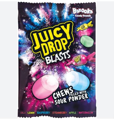 Bazooka Juicy Drop Blasts (120g): UK