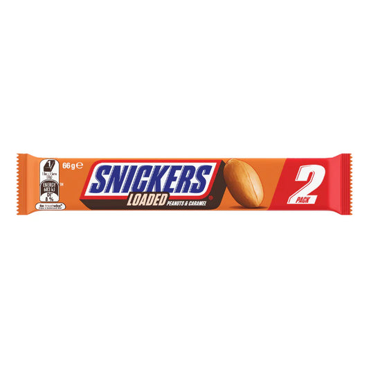 Snickers Loaded Peanuts & Caramel (66g): UK