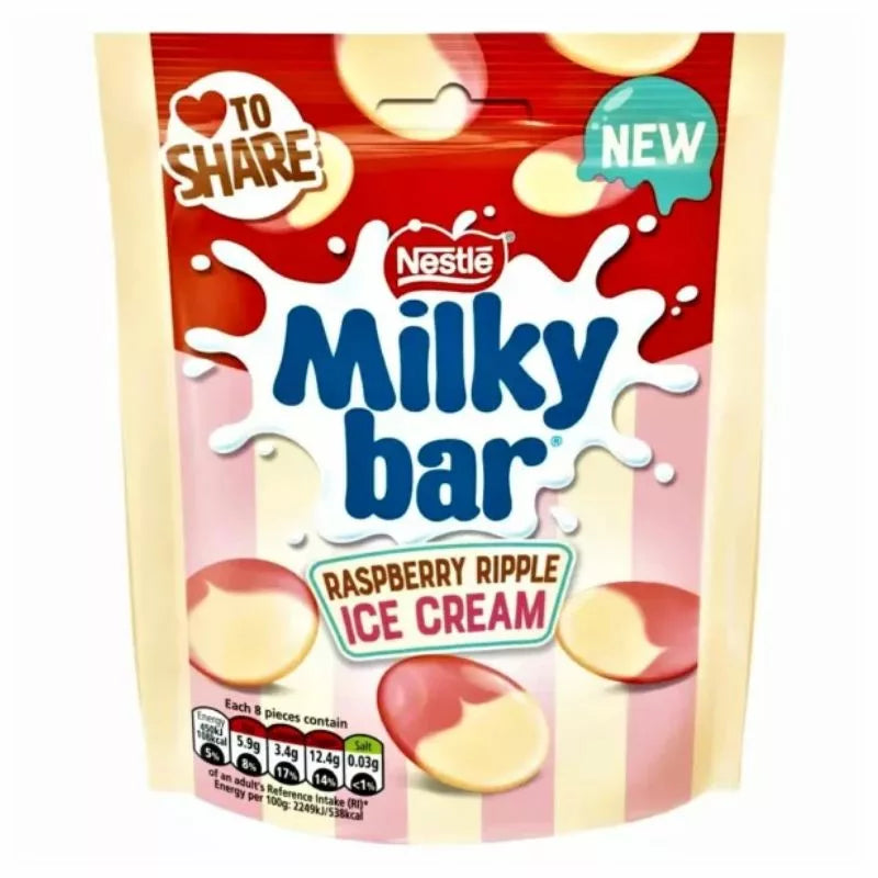Nestle Milky bar Raspberry Ripple  Ice Cream (95g): UK