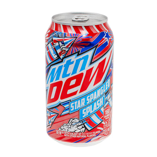 Mountain Dew Star Spangled Splash (355mL)