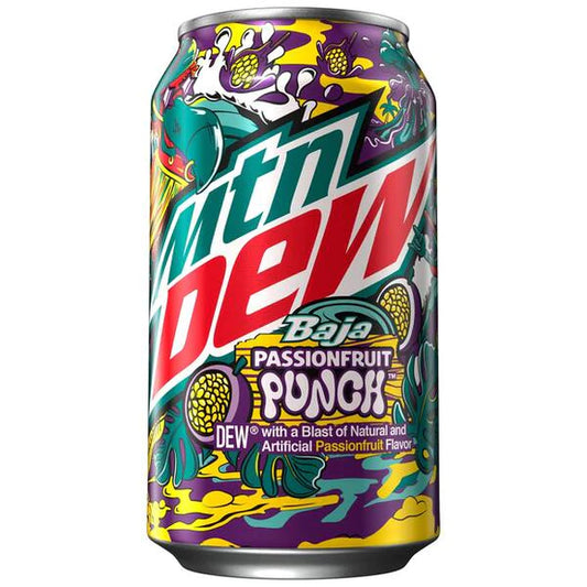 Mountain Dew Baja Passionfruit Punch (355mL)