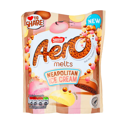 Nestle Aero Melts Neapolitan Ice Cream (86g): UK