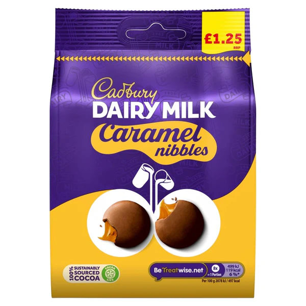 Cadbury Dairy Milk Caramel Nibbles (95g): UK