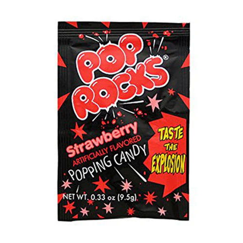 Pop Rocks Strawberry Flavored Popping Candy (9.5g): Spain