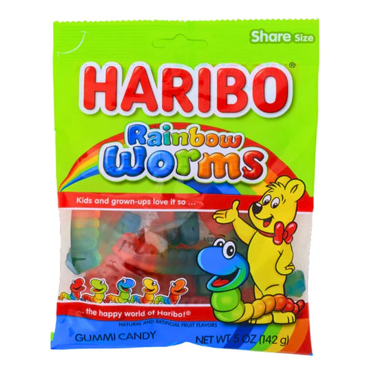 Haribo Rainbow Worms (142g)