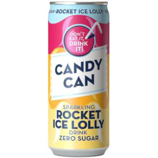 Candy Can zero sugar Rocket Ice Lolly (330ml): UK