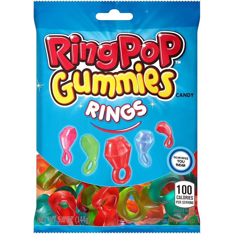 Ringpop Gummy Rings (144g): China