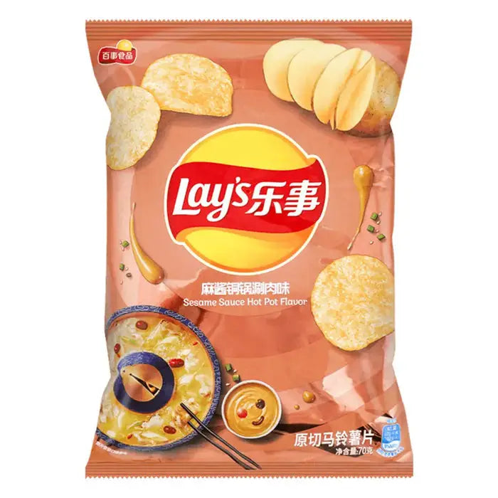 Lays Sesame Sauce Hot Pot (70g): China