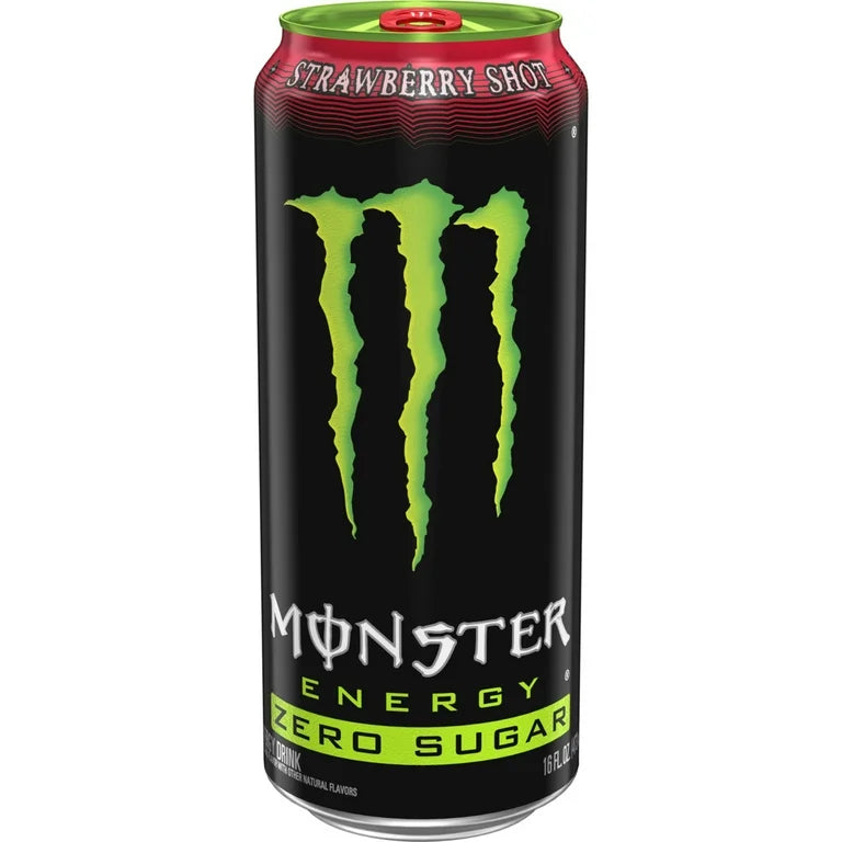 Monster Strawberry Shot Zero Sugar (473ml): USA